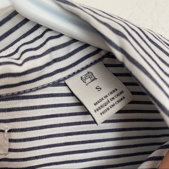 SCOTCH & SODA Asymmetric Striped Shirt Snap Buttons Small - Picture 5 of 8